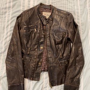 Guess faux leather jacket